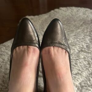Prada gunmetal pumps 37.5 heels